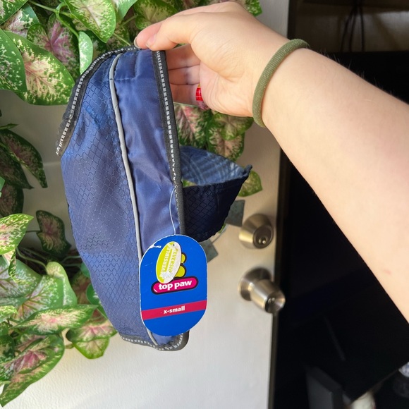 NWT top paw 🐾 reflective reversible blue coat for dogs size XS. - Picture 5 of 16